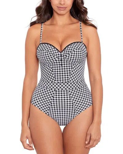 Skinny Dippers Chick Lit Busta Move One-piece In Grey