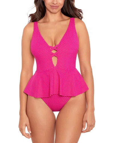 Skinny Dippers Crushin Too Too One-piece In Pink