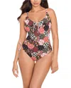 SKINNY DIPPERS SKINNY DIPPERS JELLYROLL ROSALINA SUIT ONE-PIECE