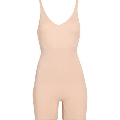 Skinny Girl Laser Shaping Bodysuit In Pink