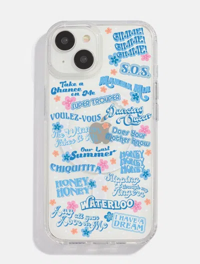 Skinnydip London Abba Songs Mag Safe I Phone Case In Multi