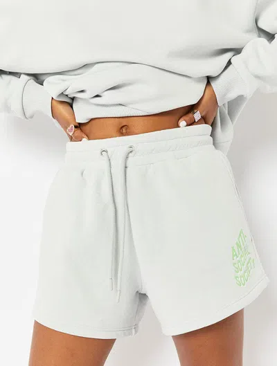 Skinnydip London Anti Social Society Grey Shorts Co-ord In Neutral