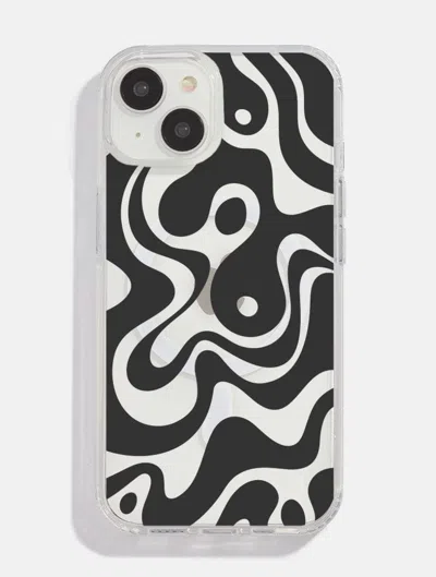 Skinnydip London Black Abstract Mag Safe I Phone Case