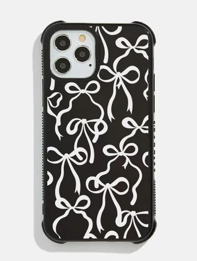 Skinnydip London Black & White Bows Shock I Phone Case