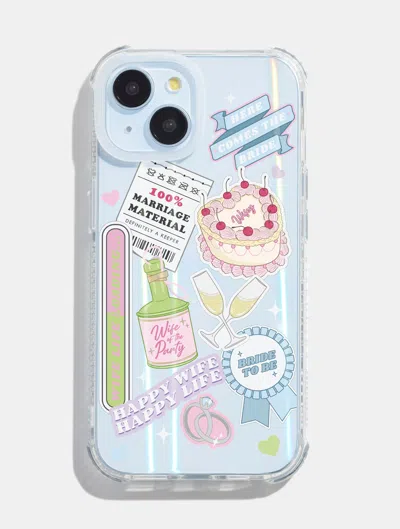 Skinnydip London Bridal Sticker Shock I Phone Case In Blue