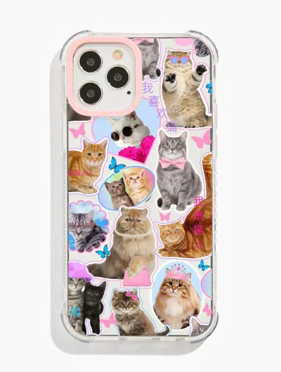 Skinnydip London Cat Sticker Shock I Phone Case