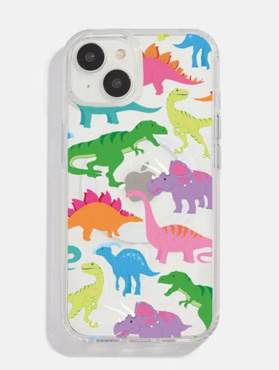 Skinnydip London Colourful Dino Mag Safe I Phone Case In White