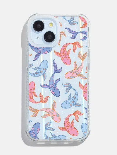 Skinnydip London Colourful Koi Fish Shock I Phone Case In Blue