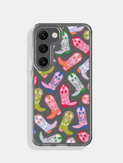 Skinnydip London Cowboy Boot Repeat Android Case In Red