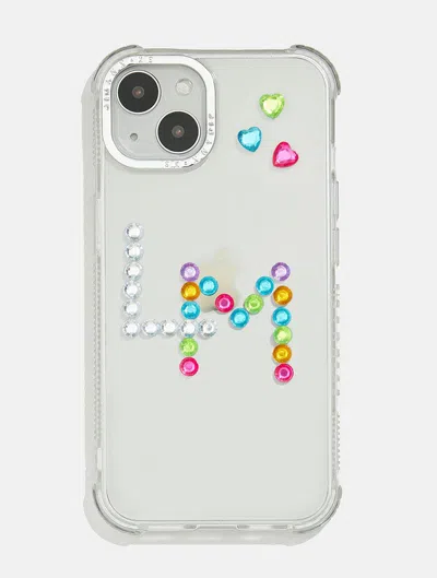 Skinnydip London Customisable Gem Sticker Shock I Phone Case In Transparent