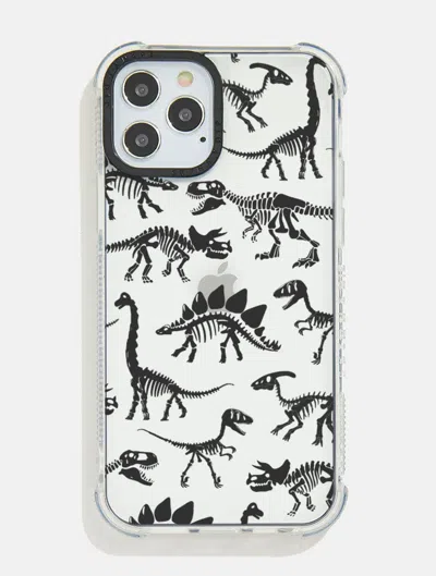 Skinnydip London Dino Skeleton Shock I Phone Case In White