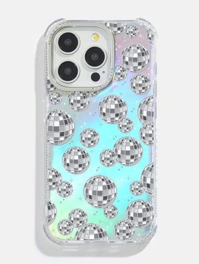 Skinnydip London Disco Ball Repeat Holo Foil Shock I Phone Case In Blue
