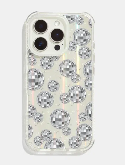 Skinnydip London Disco Ball Repeat Shock I Phone Case In White
