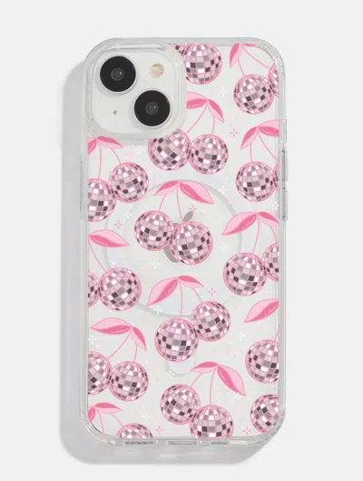 Skinnydip London Disco Cherries Pink Mag Safe I Phone Case