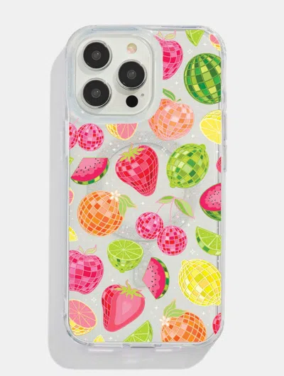 Skinnydip London Disco Fruit Salad Glitter Mag Safe I Phone Case