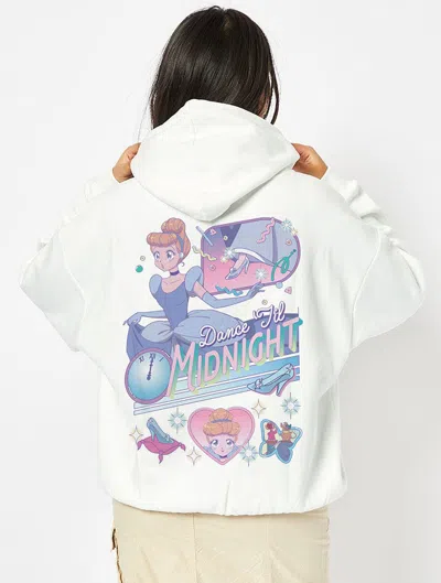 Skinnydip London Disney Cinderella Princess Manga Hoodie In White