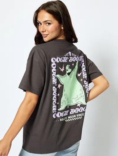 Skinnydip London Disney Oogie Boogie T-shirt In Grey In Gray