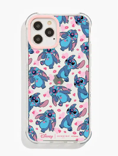 Skinnydip London Disney Stitch Love Heart Shock I Phone Case In Blue