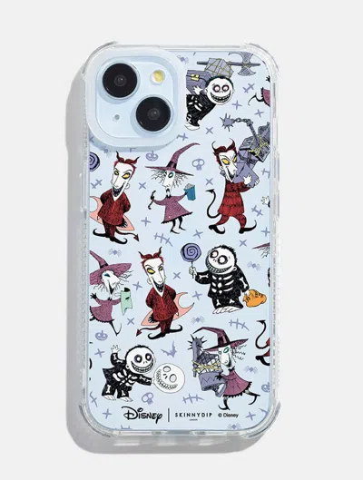 Skinnydip London Disney The Nightmare Before Christmas Lock Shock & Barrel Shock I Phone Case In Blue