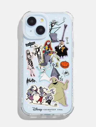 Skinnydip London Disney The Nightmare Before Christmas Sticker Shock I Phone Case In Blue