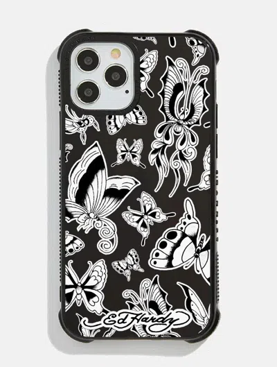 Skinnydip London Ed Hardy X Skinnydip Black Tattoo Stencil Shock I Phone Case