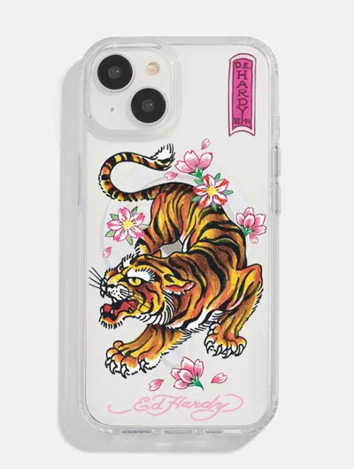 Skinnydip London Ed Hardy X Skinnydip Tiger Mag Safe I Phone Case In White