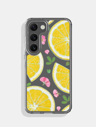 Skinnydip London Floral Lemon Android Case In Yellow