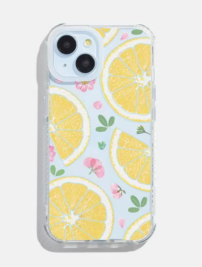 Skinnydip London Floral Lemon Shock I Phone Case In Yellow