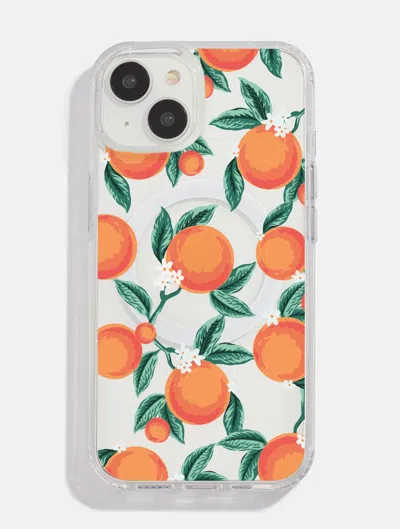 Skinnydip London Floral Orange Mag Safe I Phone Case In Multi