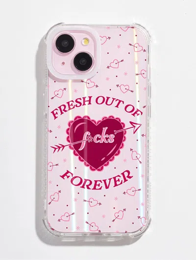 Skinnydip London Fresh Out Of F*cks Forever Shock I Phone Case In Pink