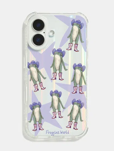 Skinnydip London Froggles World X Skinnydip Cowgirl Frog Shock I Phone Case In Multi