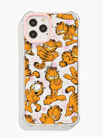 Skinnydip London Garfield X Skinnydip Repeat Print Shock I Phone Case In Multi