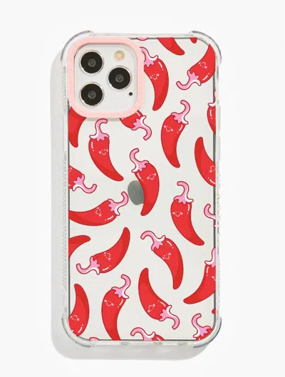 Skinnydip London Happy Chilli Peppers Shock I Phone Case In Red