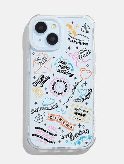 Skinnydip London Harries House Tracklist Shock I Phone Case In Black