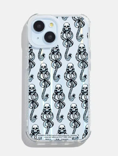 Skinnydip London Harry Potter X Skinnydip Dark Mark Repeat Shock I Phone Case In Blue