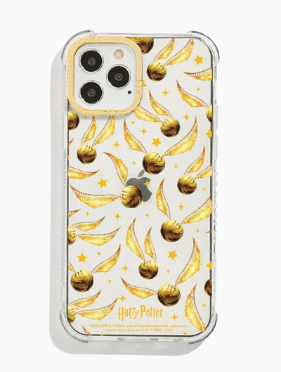 Skinnydip London Harry Potter X Skinnydip Golden Snitch Shock I Phone Case In Multi