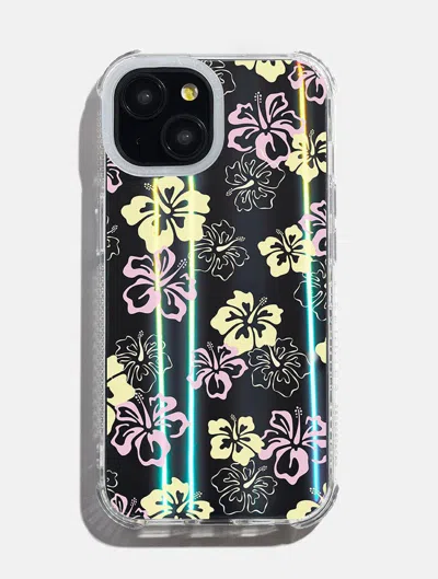 Skinnydip London Hawaiian Flowers Shock I Phone Case In Black