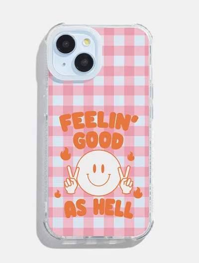 Skinnydip London Hollie Graphik X Skinnydip Feelin' Good As Hell Shock I Phone Case In Pink