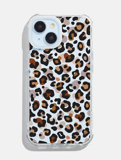Skinnydip London Leopard Print Shock I Phone Case In Brown