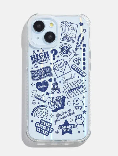 Skinnydip London Midnights Shock I Phone Case In Blue