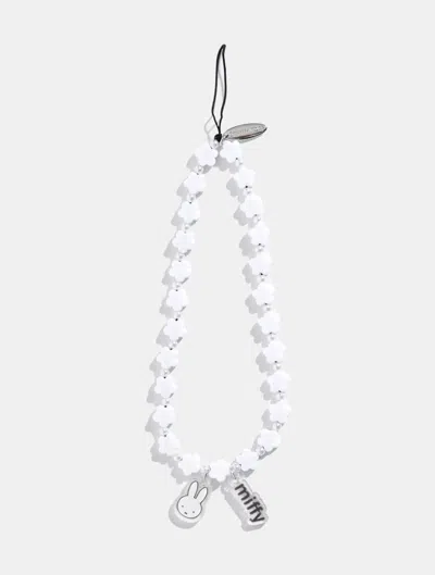 Skinnydip London Miffy Blossom Phone Strap In White