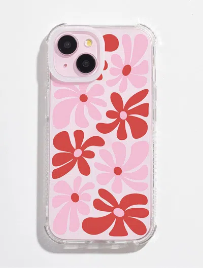 Skinnydip London Pink & Red Daisy Shock I Phone Case In Multi