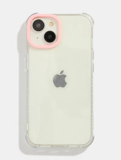 Skinnydip London Pink Minimal Glitter Shock I Phone Case In Multi