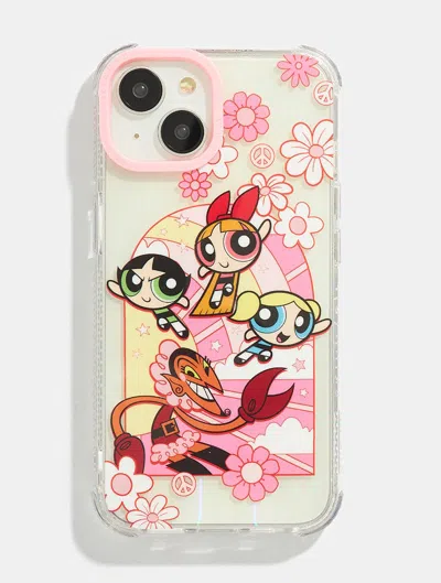 Skinnydip London Powerpuff Girls Pink Floral Shock I Phone Case In Neutral