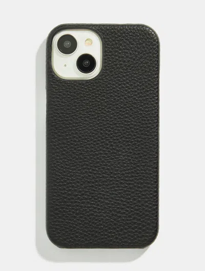 Skinnydip London Pto Black Pebble Vegan Leather I Phone Case