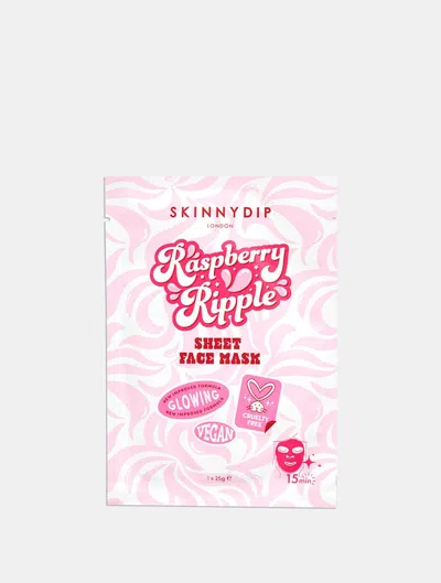 Skinnydip London Raspberry Ripple Sheet Mask In Purple