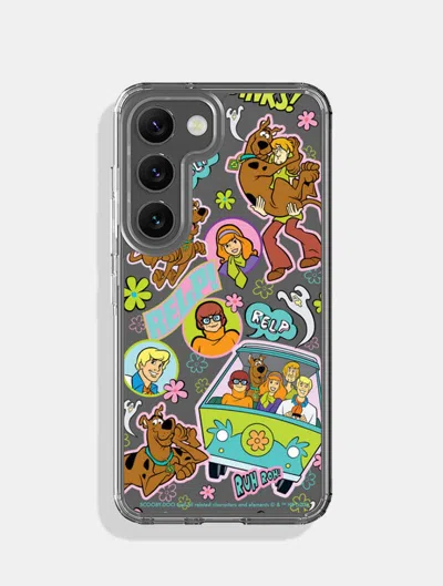Skinnydip London Scooby Doo Sticker Android Case In Brown