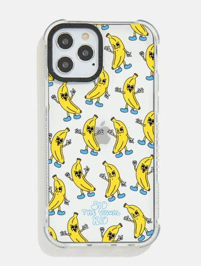Skinnydip London Sid The Visual Kid X Skinnydip Happy Banana Shock I Phone Case In Yellow