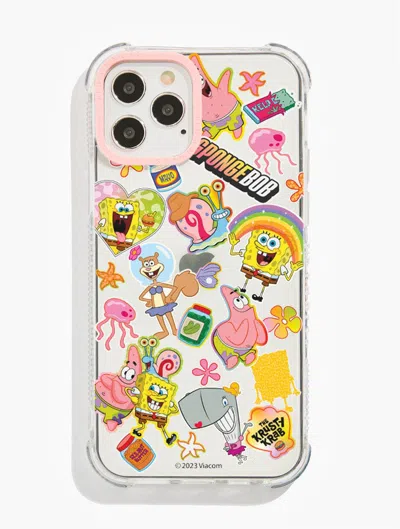 Skinnydip London Sponge Bob X Skinnydip Cute Sticker Shock I Phone Case In Multi