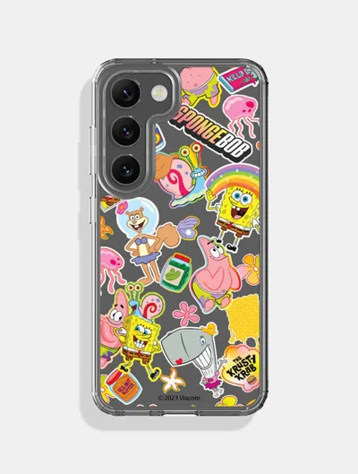 Skinnydip London Spongebob X Skinnydip Sticker Android Case In Multi
